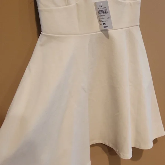 NWT Windsor all white spaghetti straps sun dress womans size XS - Picture 7 of 7